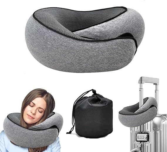 Travel Neck Support Pillow - Soft & Ergonomic Sleep Comfort
